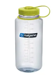 Nalgene 1L Wide Mouth Sustain Clear 1 liter drikkeflaske med vid &#229;pning