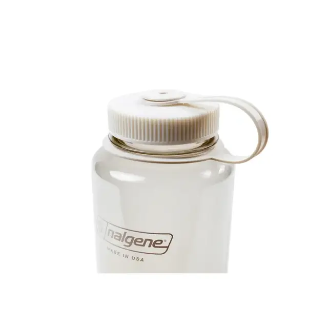 Nalgene 1L Wide Mouth Sustain Cotton 1 liter drikkeflaske med vid åpning 