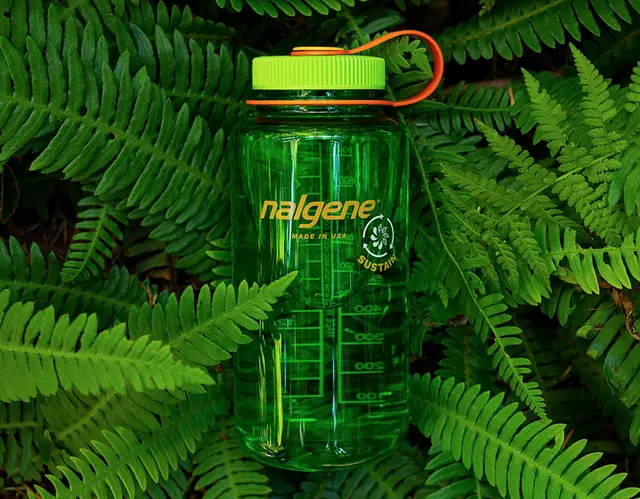 Nalgene 1L Wide Mouth Sustain Clear 1 liter drikkeflaske med vid åpning 