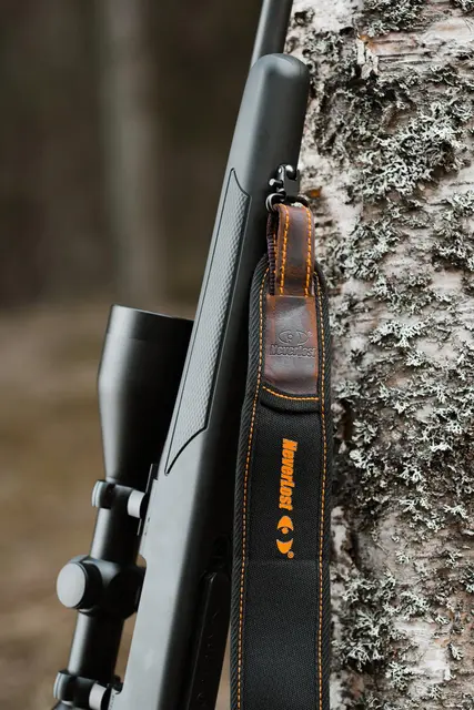 Neverlost Våpenreim Neopren Polstret våpenreim av lær og neopren 