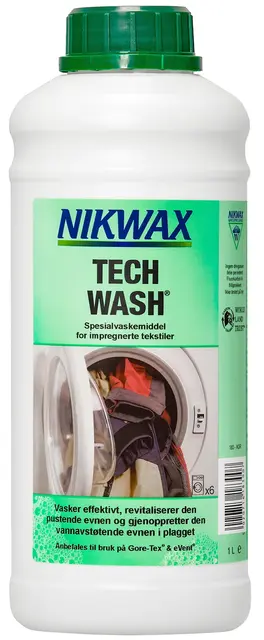 Nikwax Tech Wash 1L Markedsledende rengjøringsmiddel 