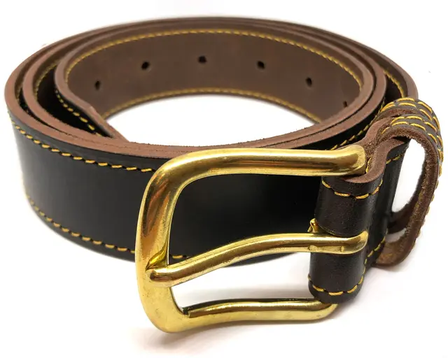 Nitedals Belte 120cm (XL/XXL) Nitedals Preget Belte i Kvalitetsskinn 