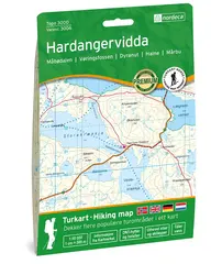 Nordeca Turkart Hardangervidda 1:50.000 dekker 3000km&#178;