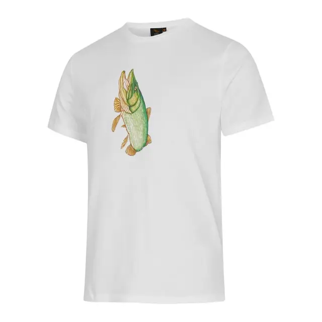 Nordic Hawk Pike Tee Unisex White L T-skjorte med moderne design 