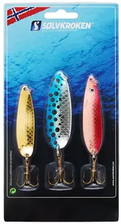 S&#248;lvkroken sluksett Laks &quot;liten&quot; 3 pk
