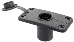 Scotty 244BK Monteringsplate, Innfelt Flushmount til stangholder