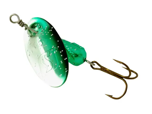 Sølvkroken Spesial Spinner G/FL 4g Kjøp 8 spinnere få en gratis slukboks 