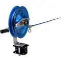 Sølvkroken Blue Sea Reel m/stang Med pilke og dorgestang og clutch