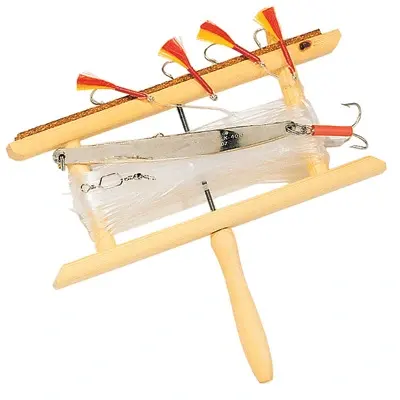 Sølvkroken Torskesnøre Harpe m/gummimakk og 250g sølvpilk 