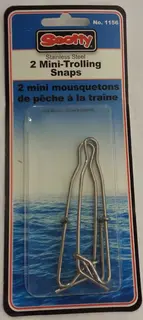 Scotty 1156 Stackerklemme 2 stk Mini Trolling Snaps