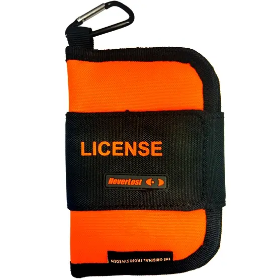 Neverlost lisenslommebok For oppbevaring av jaktkort og våpenkort 