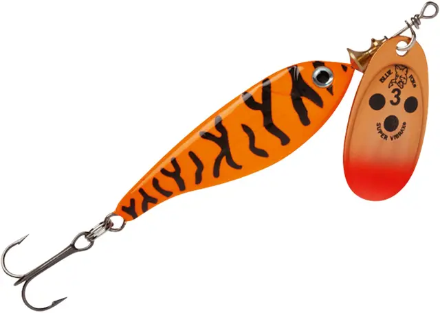 Blue Fox Vibrax Minnow Super 9g OB Kjøp 8 spinnere få en gratis slukboks 