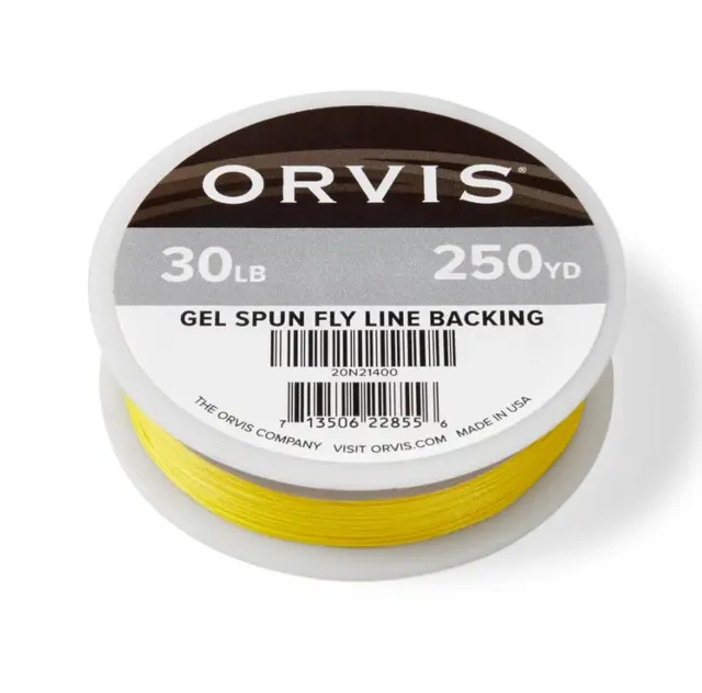 Orvis Gel Spun Backing 250yds 30lb Tynn og sterk backing til storfisk 