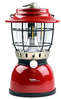 Osean Oppladbar Campinglykt Robust og lyssterk, 500 Lumen