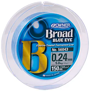 Owner Broad Blue Eye 300m Fluoimpregnert Hi-Tech monofil sene