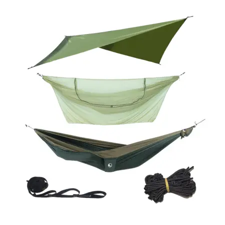 Ticket To The Moon totalpakke Alt du trenger for å henge mellom trærne 