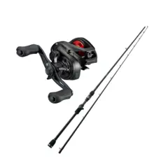 Westin W3 Finesse 5-20g/Daiwa PR 100L Baitcast fiskesett til abbor og &#248;rret