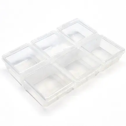 Panaro Tilbehørsskrin 6-rom 90 x 65 x 15mm 