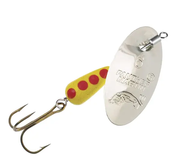Panther Martin InLine Swivel Silver 7g Effektive spinnere med svivel 
