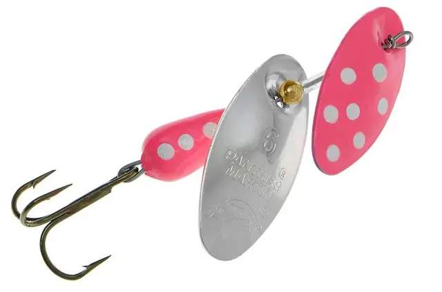 Panther Martin DualFlash Pink/Silver 5g Spinner med dobbel vibrasjon 