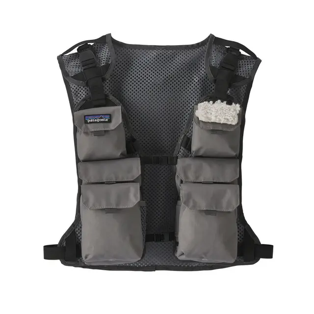 Patagonia Stealth Convertible Vest Grey Praktisk mes fluefiskevest 