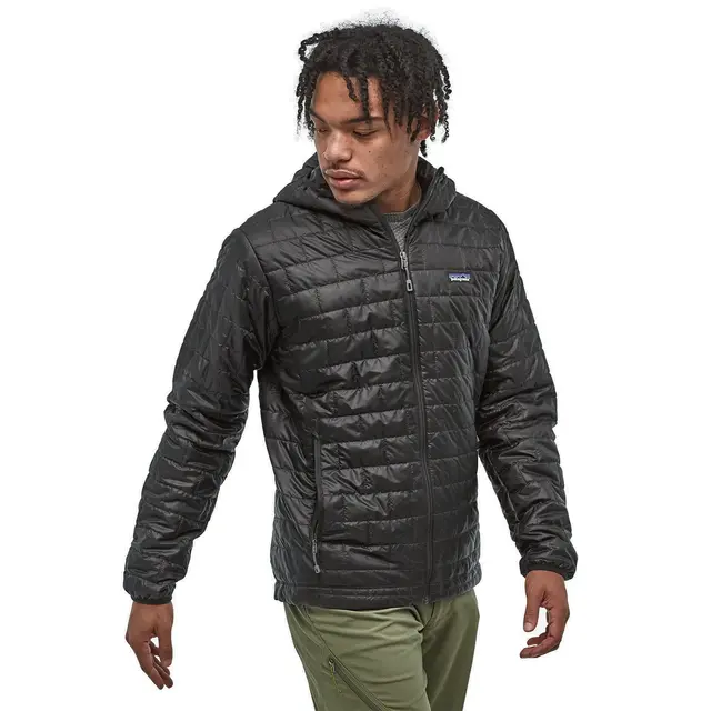 Patagonia M`s Nano Puff Hoody XS Black Foret jakke, herre 