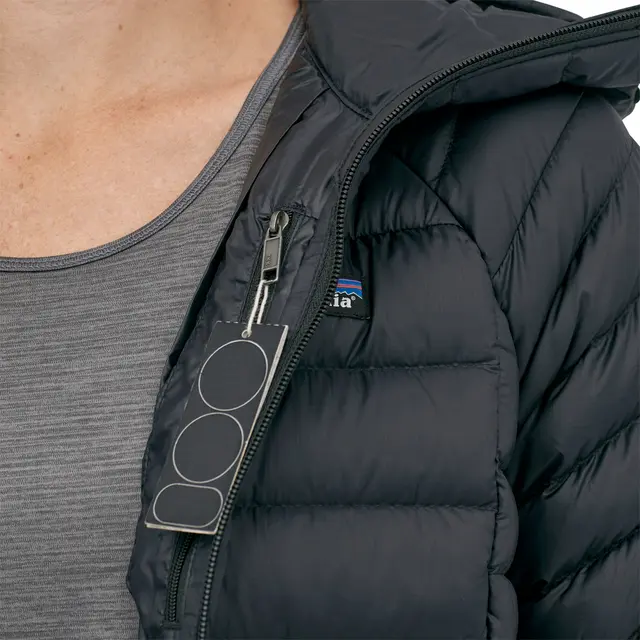 Patagonia W's Down Sweater Hoody XS Burl Red 