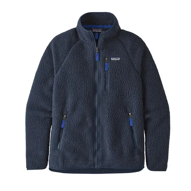 Patagonia M Retro Pile Jkt  S New Navy fleecejakke til herre 