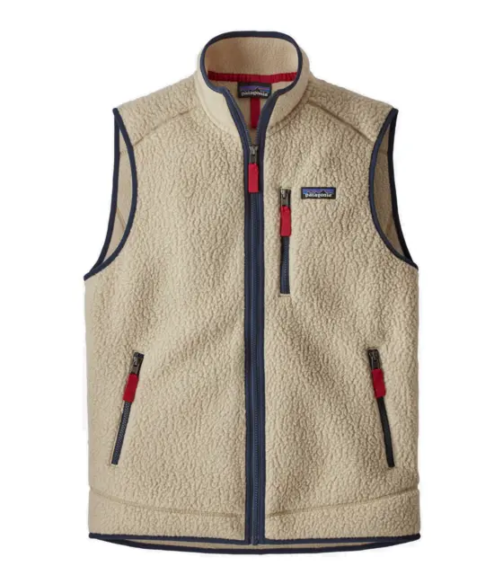 Patagonia M Retro Pile Vest XXL El Cap Khaki fleecevest til herre 