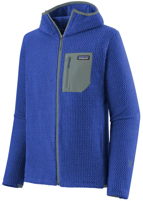 Patagonia M R1 Air Full-Zip Hoody M Passage Blue fleecejakke til herre 