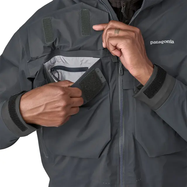 Patagonia M's SST Jkt S Smolder Blue Vadejakke som tåler juling 