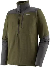 Patagonia M&#39;s R1 Fitz Roy 1/4 Zip XXL Basin Green