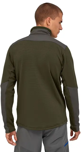 Patagonia M's R1 Fitz Roy 1/4 Zip M Basin Green 