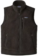 Patagonia M Retro Pile Vest M Black fleecevest til herre