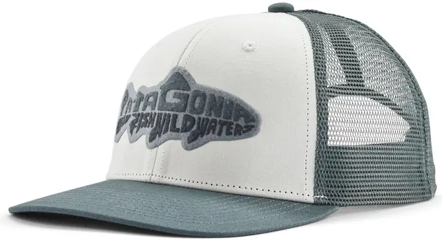 Patagonia Take a Stand Trucker Hat Wild Waterline: White 