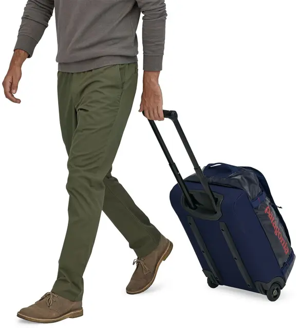 Patagonia Black Hole Wheeled Duffel Bag 100 L - Black w/Fitz Trout 