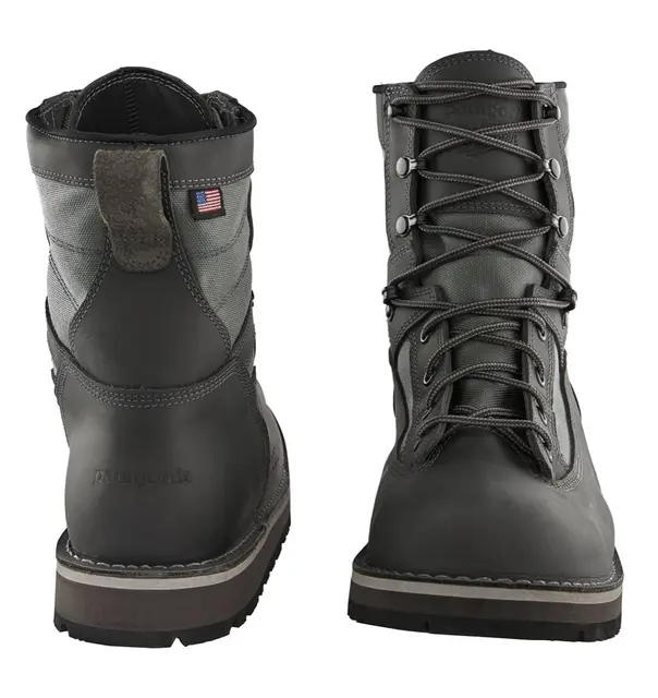 Patagonia Foot Tractor Wading Boots 11 Slitesterke vadesko med Sticky Rubber 
