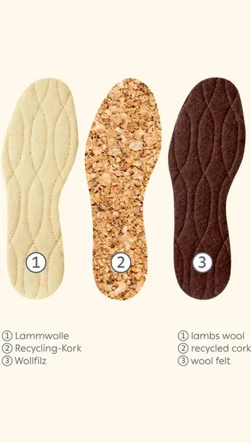 Pedag Keep Warm Vintersåle 37 Vintersåler av ull 