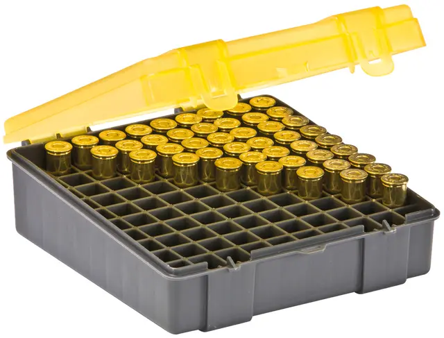 Plano Handgun Ammo Case 122600 41 Mag Robust oppbevaringsboksen for ammunisjon 
