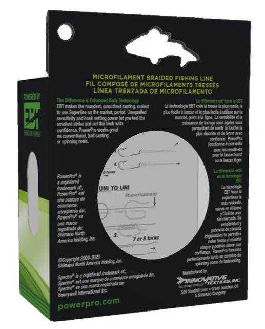 PowerPro Moss Green 455m 0,28mm Ultrasterk multifilament fiskesene 