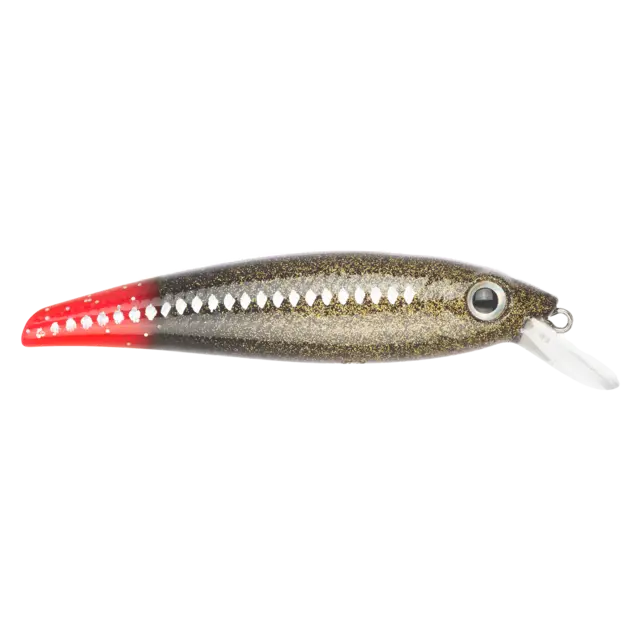 Prey Salmon Target UV Red Tail 8,5cm Wobbler som flyter og kaster langt 