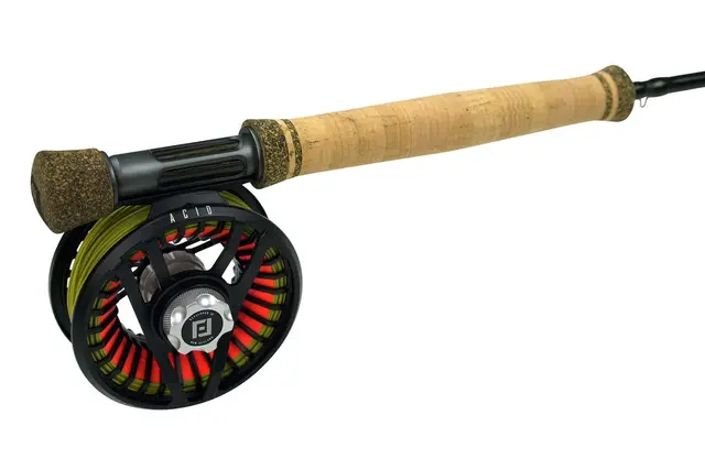 Primal Revel/ Flylab Acid 9' #5 4-delt fluesett m/backing og snøre 