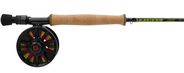 Primal Conquest 9' #8/ Flylab Surge 7/8 4-delt fluesett m/backing og snøre 