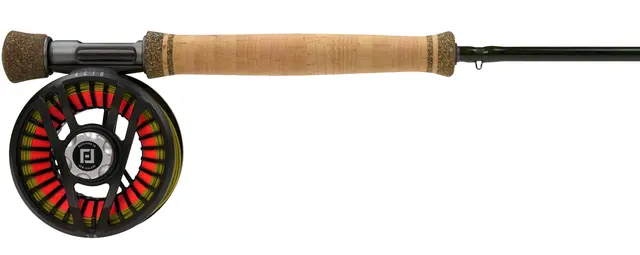 Primal Revel/ Flylab Acid 9' #5 4-delt fluesett m/backing og snøre 