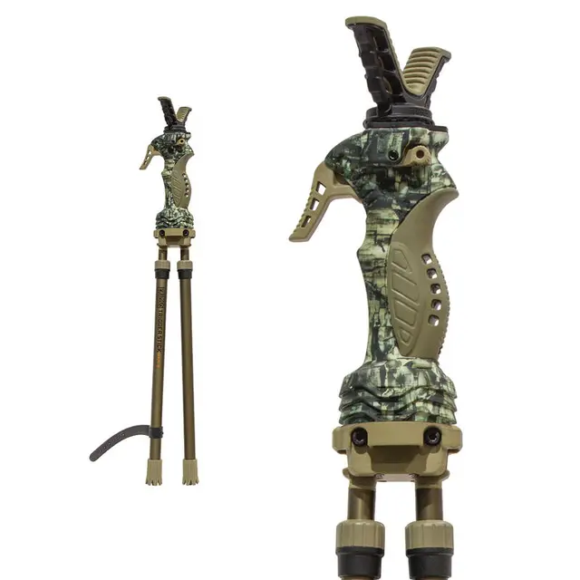 Primos Trigger Stick Gen3 18"-38" Short Sittende bipod skytestokk og skytestøtte 