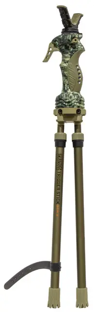 Primos Trigger Stick Gen3 18"-38" Short Sittende bipod skytestokk og skytestøtte 