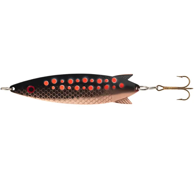 Toby Salmo 30g Copper/Orange Dots Kjøp 8 sluker få en gratis slukboks 