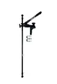 RAM Mounts Pro 360 V Live Pole Mount Vertikalt feste for live-givere C-kule