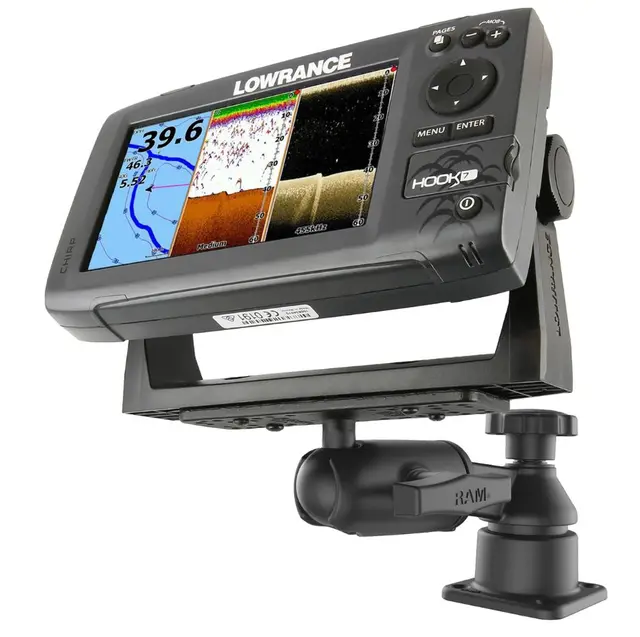 RAM Mounts Horizontal 6'' Swing Arm Ekkoloddsholder med svingbart feste 