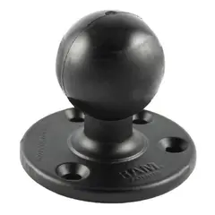 RAM Large Round Plate With Ball - D Size En adapter til D st&#248;rrelse